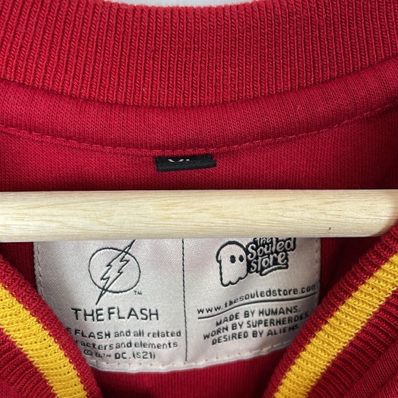 The Flash The Souled Store Mens XL Long Sleeve Pullover Cotton Blend Sweatshirt - Picture 9 of 10